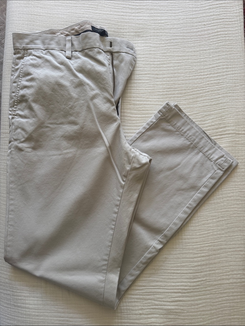 Banana Republic Light Khaki Cotton Chinos